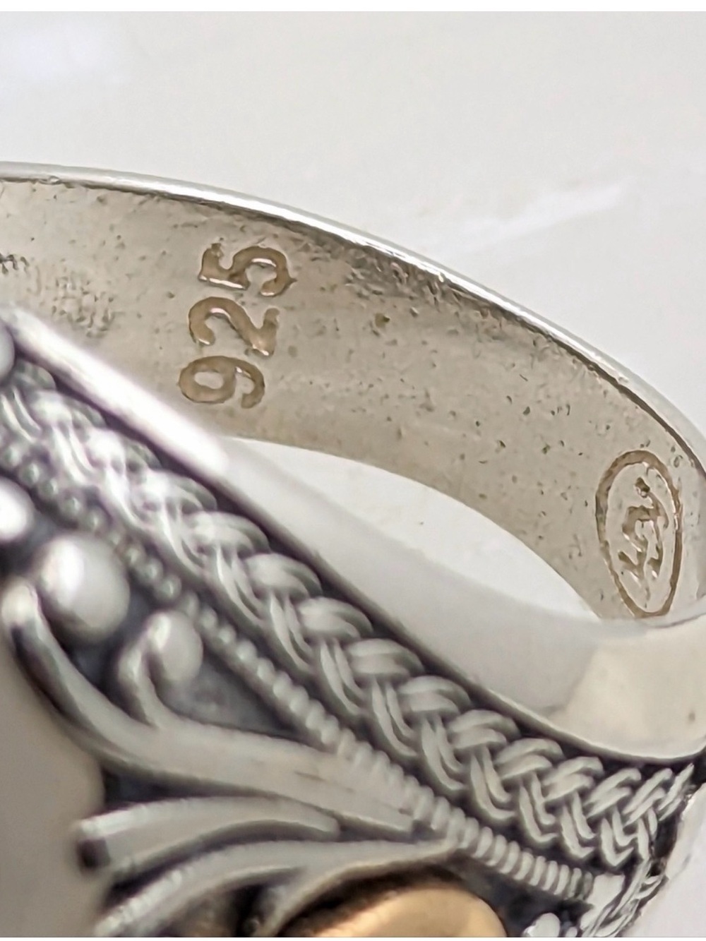 Sterling Silver And Agate Ring View 4